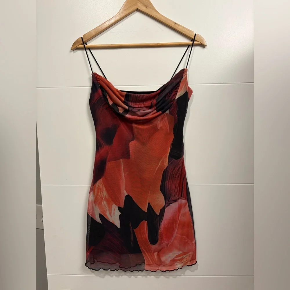 Sugar Mini Dress - Red Multi - Picture 5 of 7